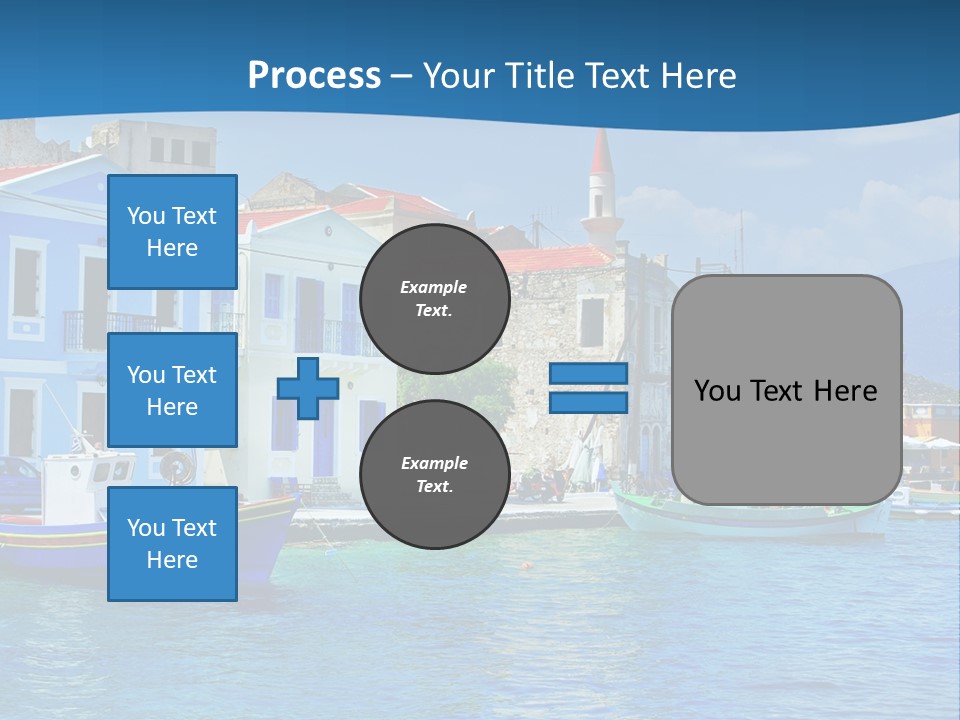 Summer View Lagoon PowerPoint Template