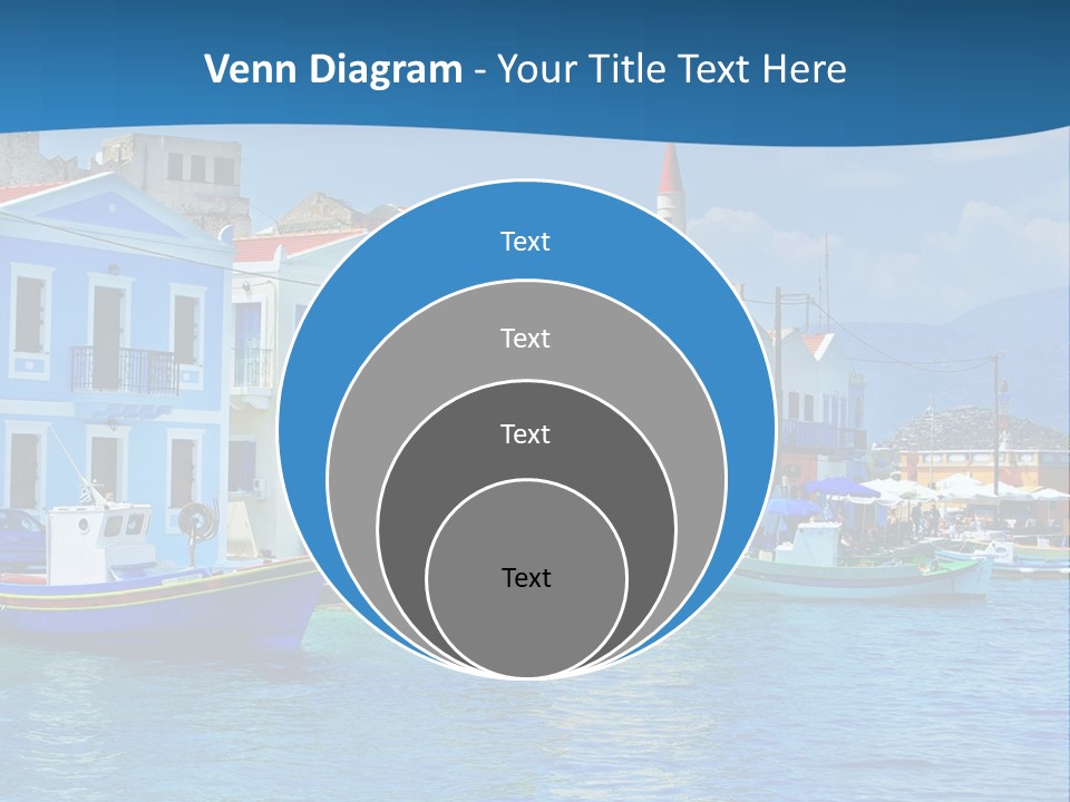 Summer View Lagoon PowerPoint Template