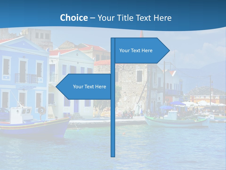Summer View Lagoon PowerPoint Template
