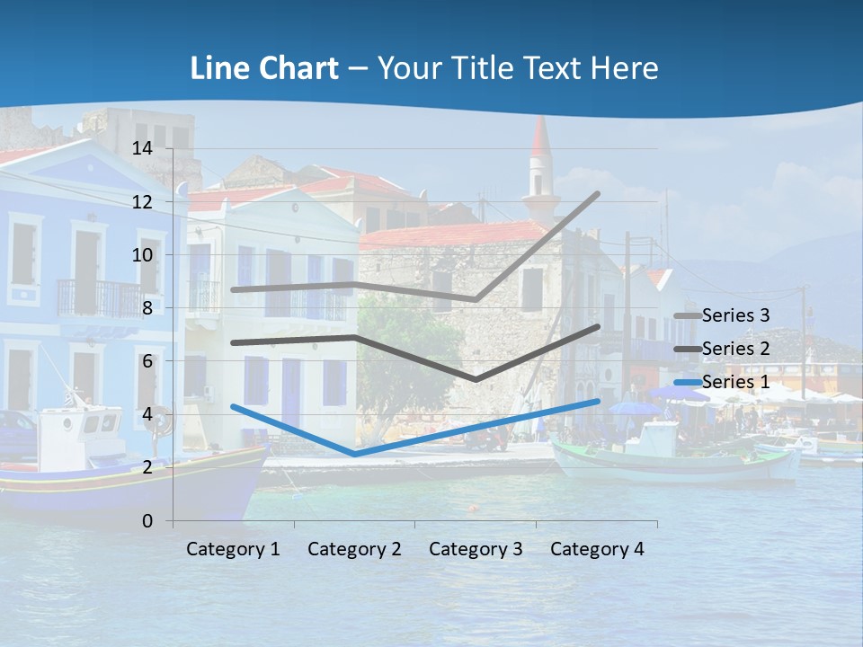 Summer View Lagoon PowerPoint Template