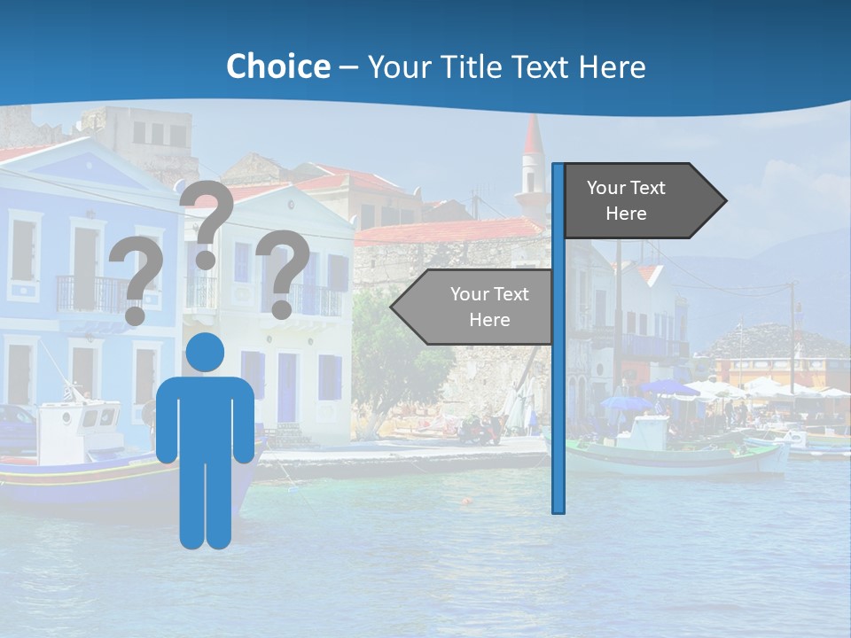 Summer View Lagoon PowerPoint Template