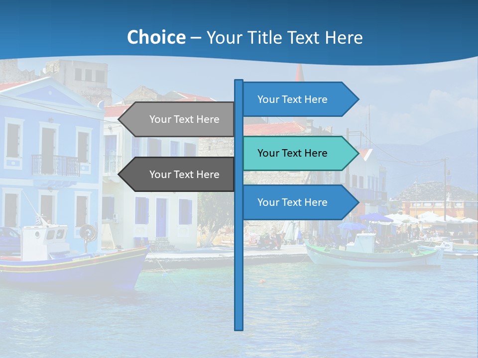 Summer View Lagoon PowerPoint Template