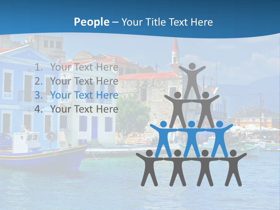 Summer View Lagoon PowerPoint Template