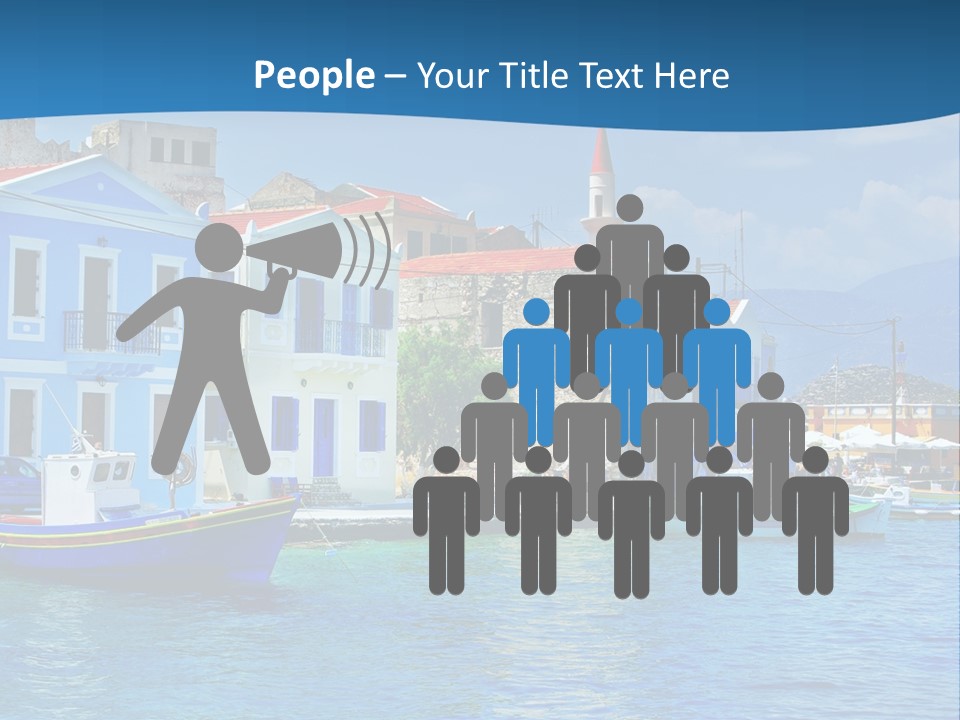 Summer View Lagoon PowerPoint Template