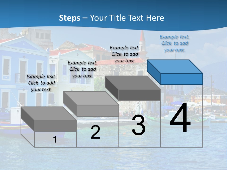 Summer View Lagoon PowerPoint Template