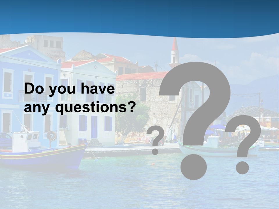 Summer View Lagoon PowerPoint Template