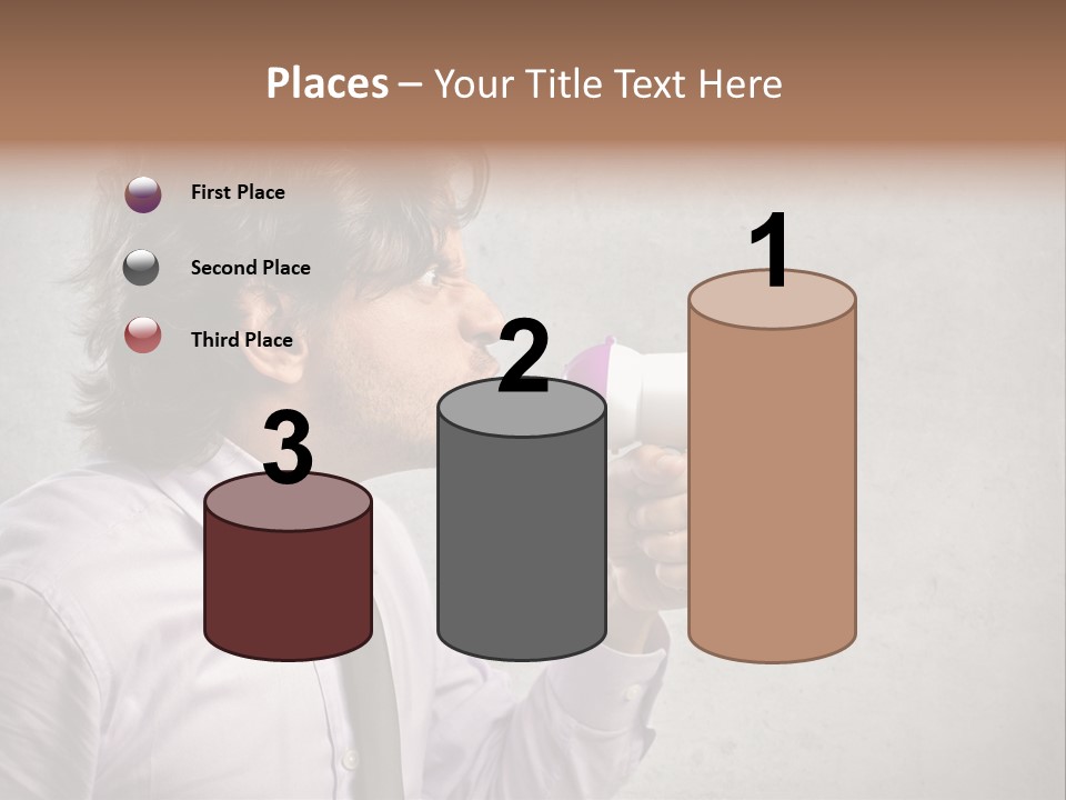 Lawn Caucasian Career PowerPoint Template