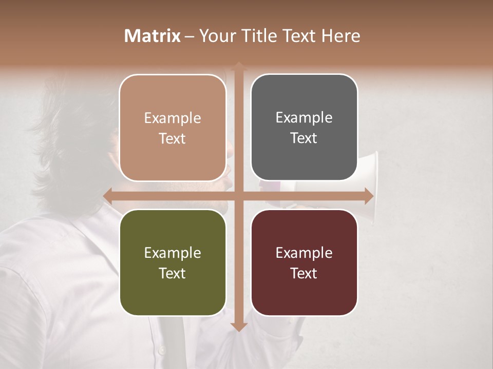 Lawn Caucasian Career PowerPoint Template