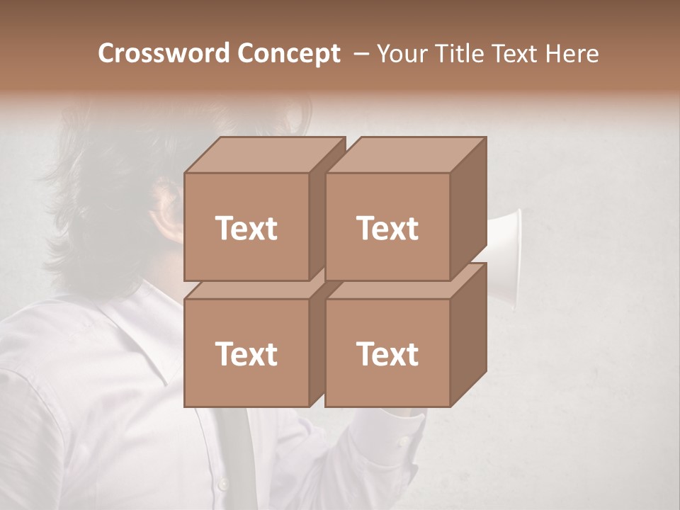 Lawn Caucasian Career PowerPoint Template