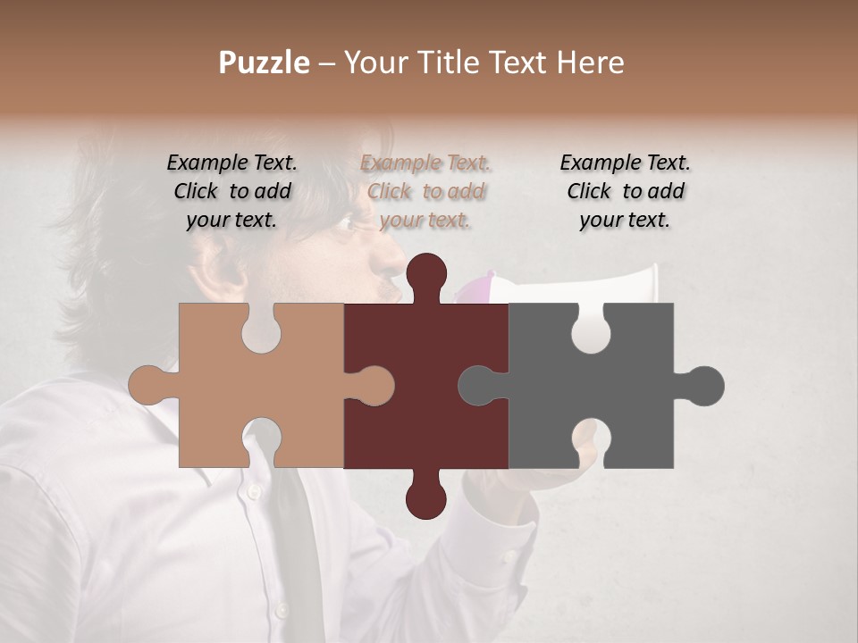 Lawn Caucasian Career PowerPoint Template