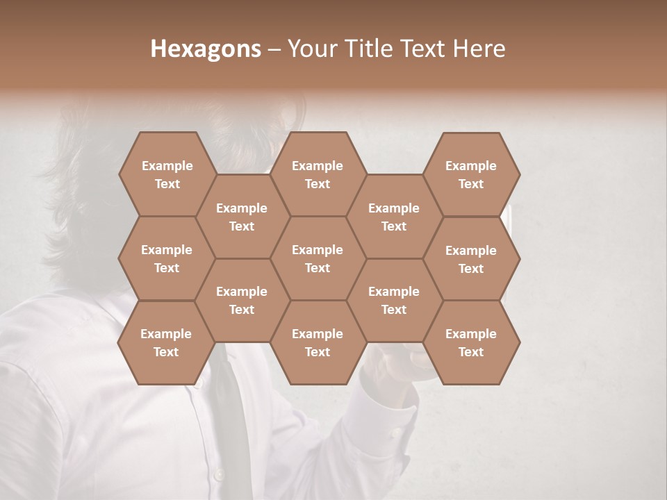 Lawn Caucasian Career PowerPoint Template