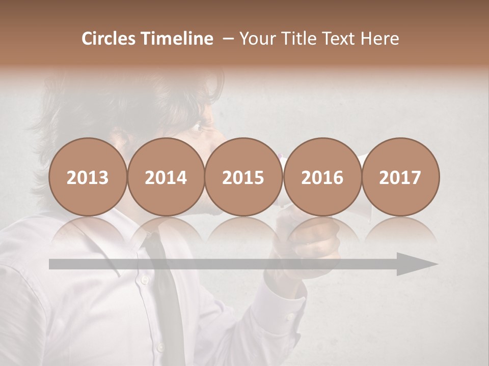 Lawn Caucasian Career PowerPoint Template