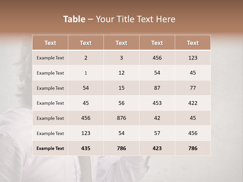 Lawn Caucasian Career PowerPoint Template