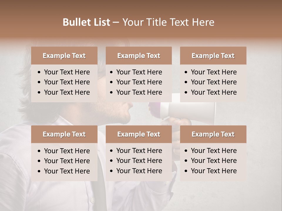 Lawn Caucasian Career PowerPoint Template