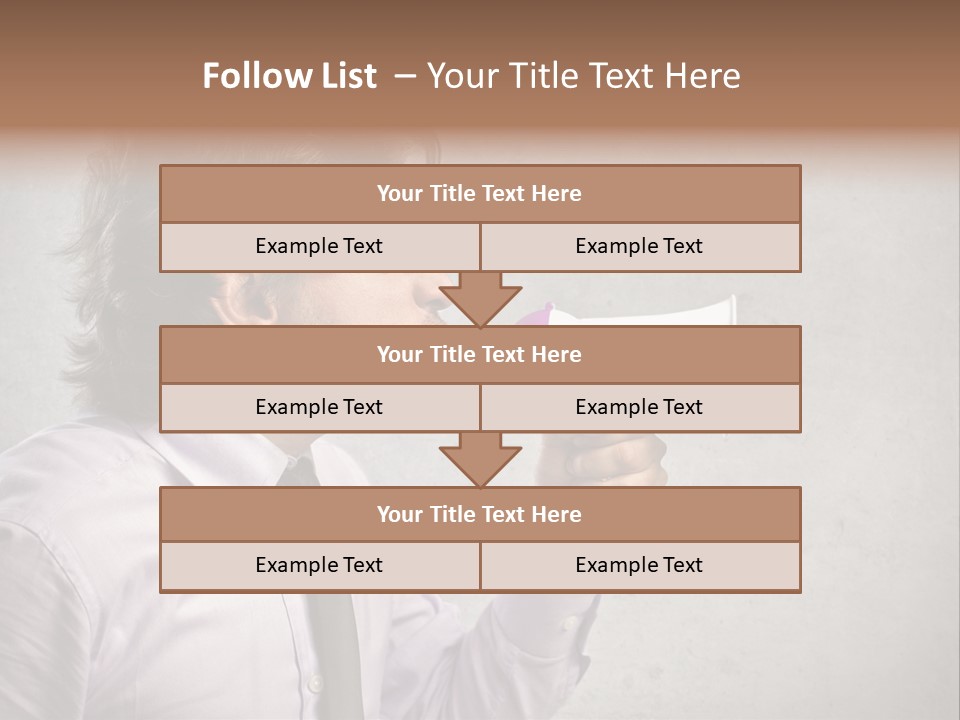 Lawn Caucasian Career PowerPoint Template