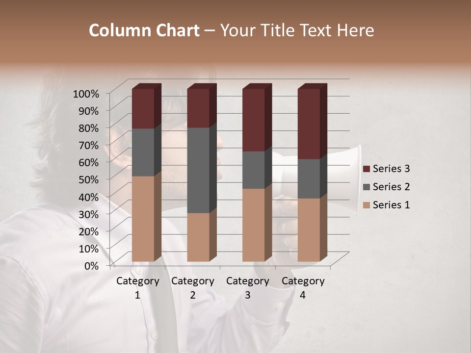 Lawn Caucasian Career PowerPoint Template