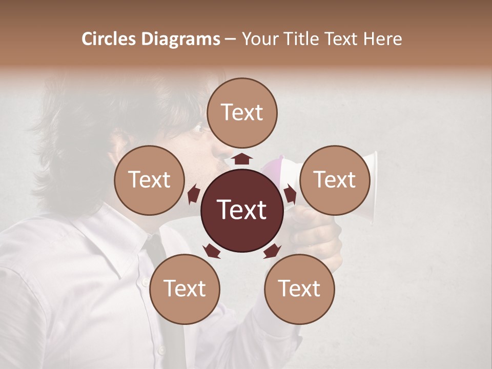 Lawn Caucasian Career PowerPoint Template