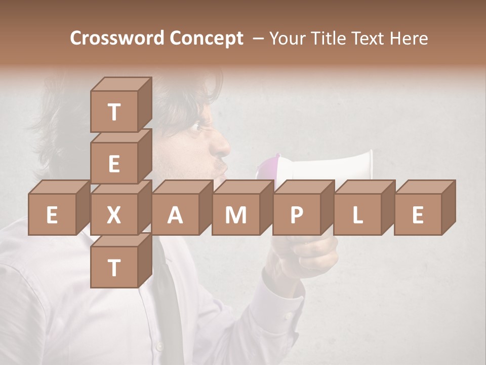 Lawn Caucasian Career PowerPoint Template