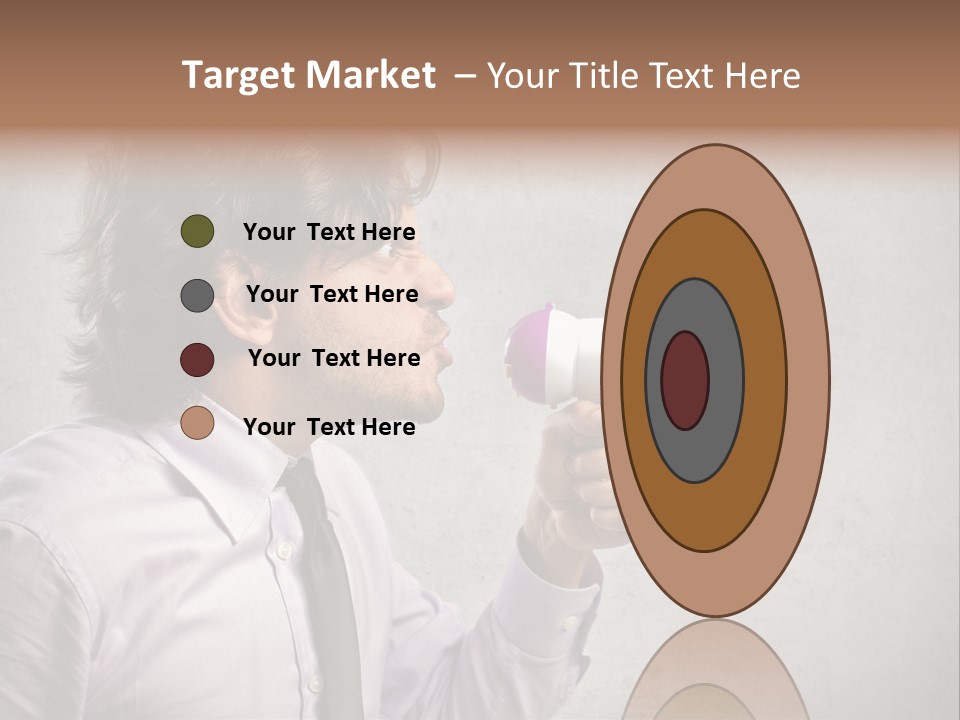 Lawn Caucasian Career PowerPoint Template