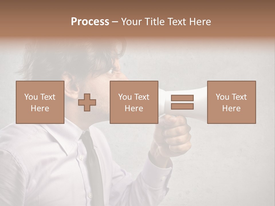 Lawn Caucasian Career PowerPoint Template