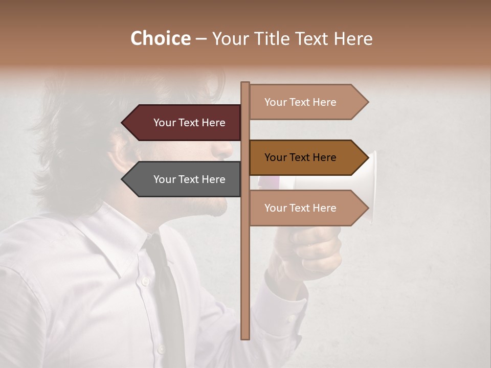 Lawn Caucasian Career PowerPoint Template