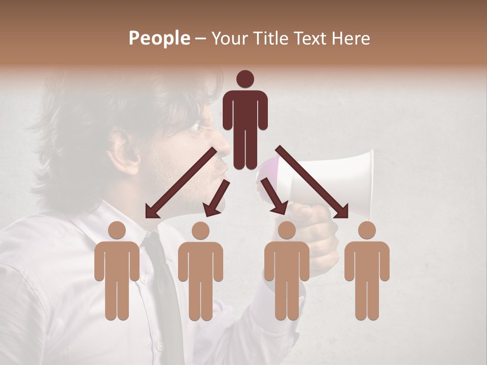 Lawn Caucasian Career PowerPoint Template