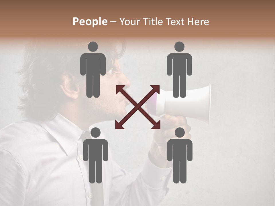 Lawn Caucasian Career PowerPoint Template