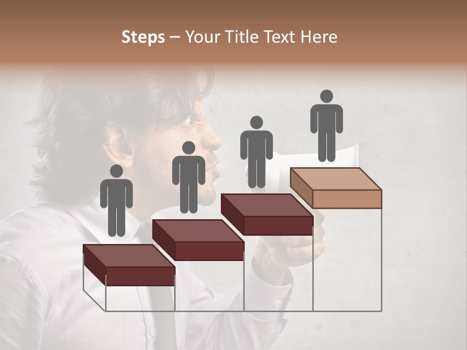 Lawn Caucasian Career PowerPoint Template