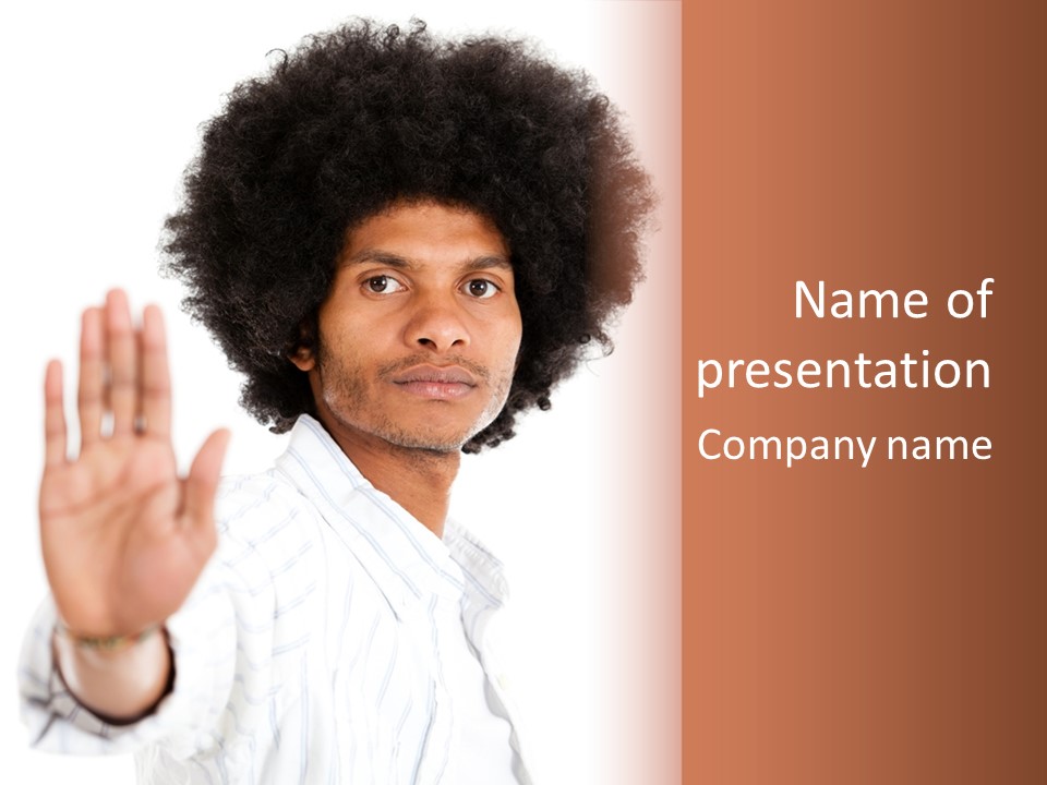 Finish American African PowerPoint Template