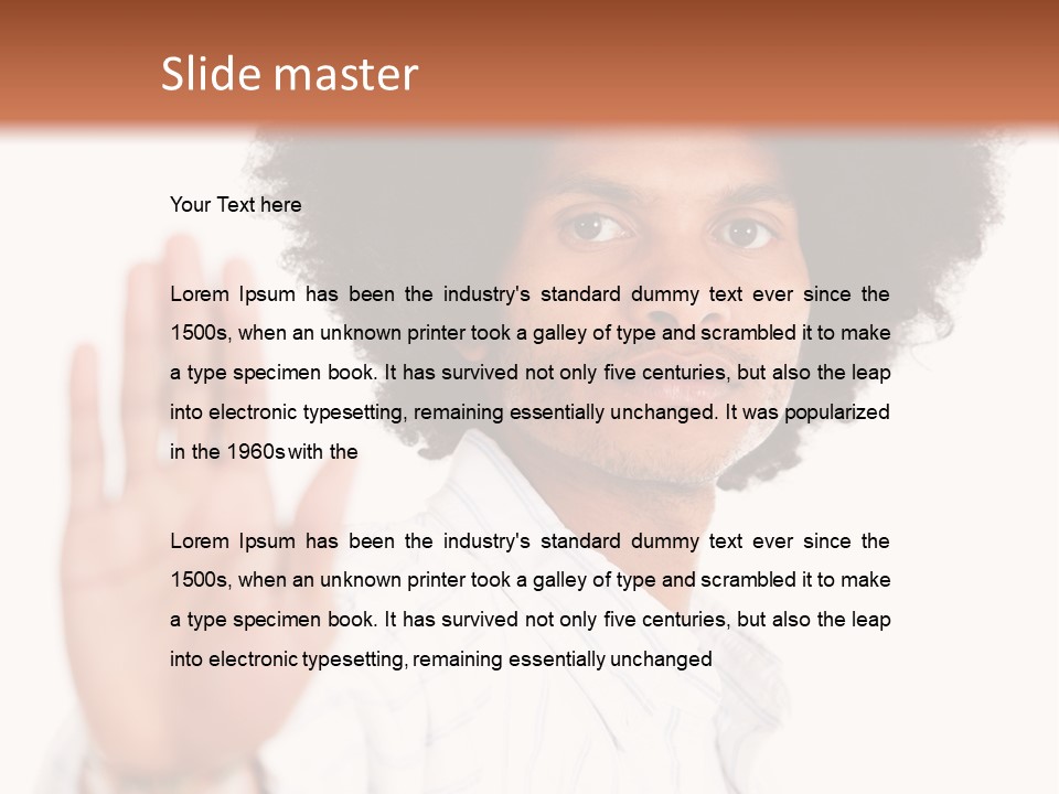 Finish American African PowerPoint Template