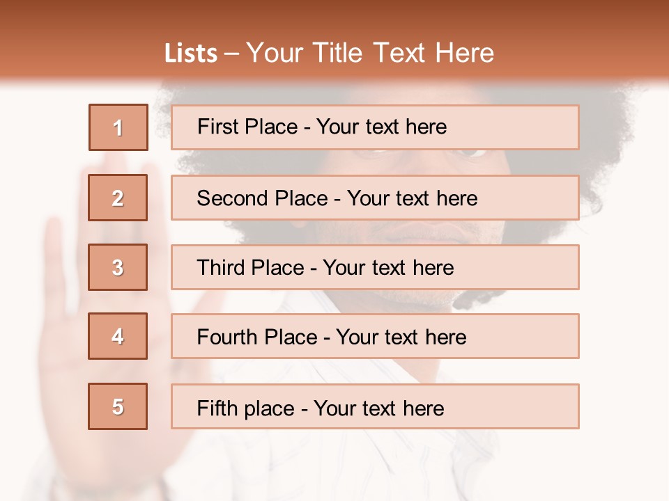 Finish American African PowerPoint Template