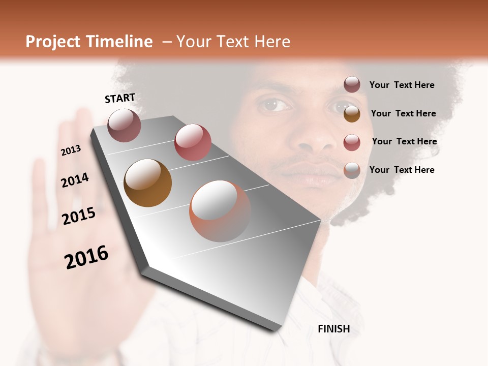 Finish American African PowerPoint Template