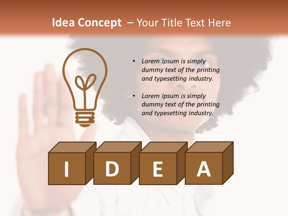 Finish American African PowerPoint Template