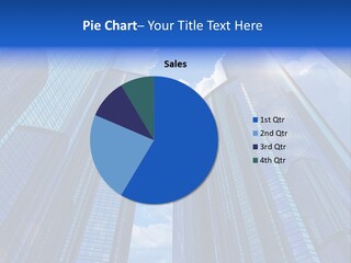 Cloud Bank Exterior PowerPoint Template