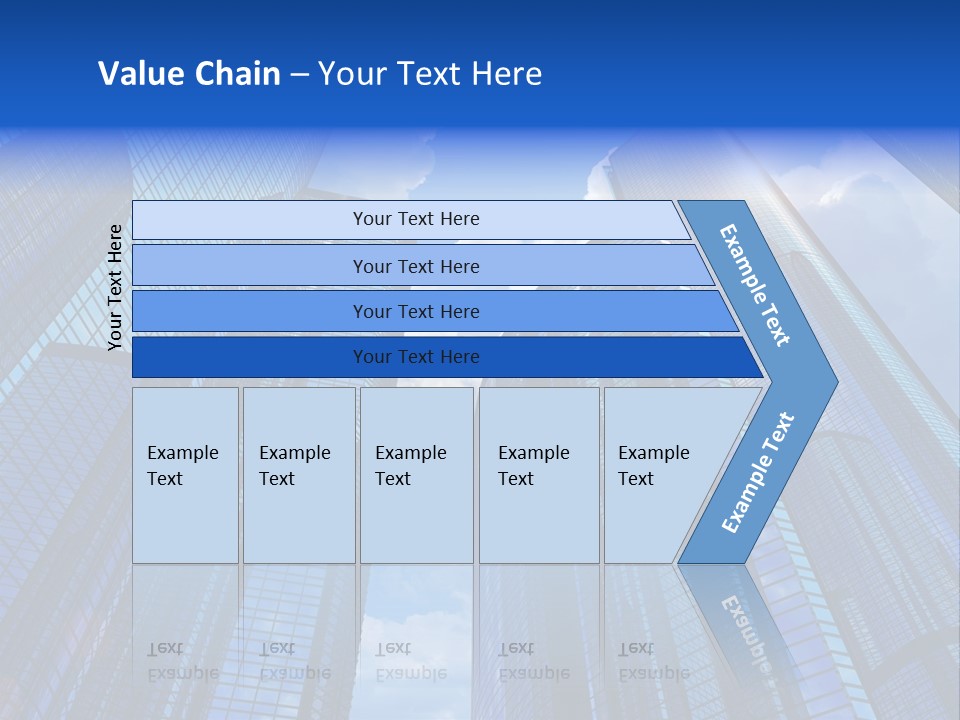 Cloud Bank Exterior PowerPoint Template