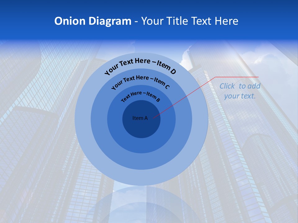 Cloud Bank Exterior PowerPoint Template
