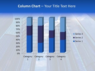 Cloud Bank Exterior PowerPoint Template