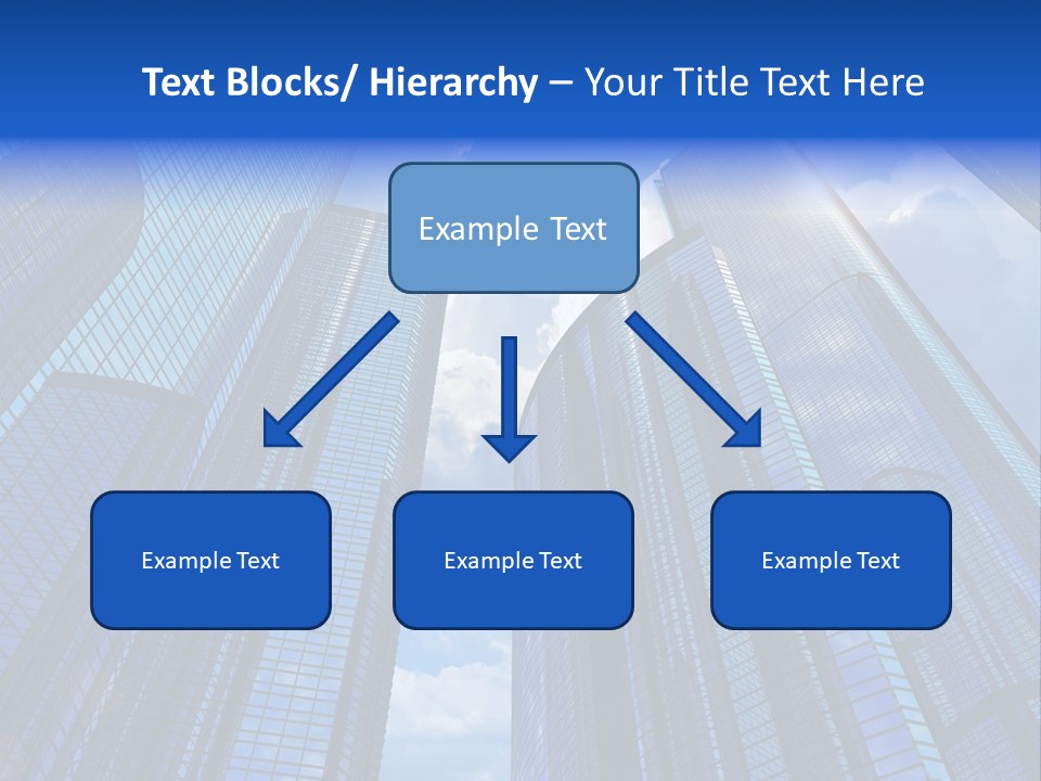 Cloud Bank Exterior PowerPoint Template