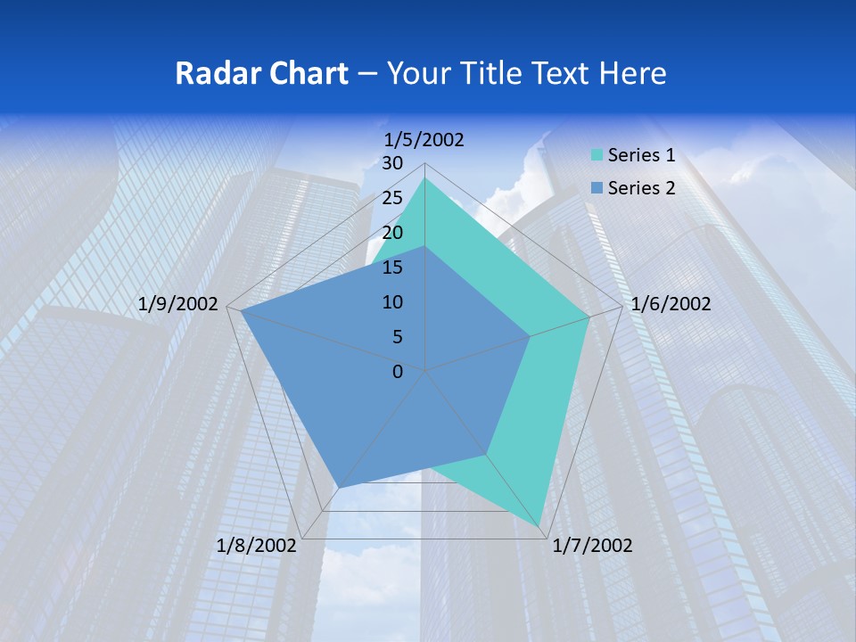 Cloud Bank Exterior PowerPoint Template