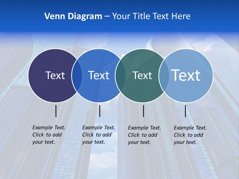 Cloud Bank Exterior PowerPoint Template
