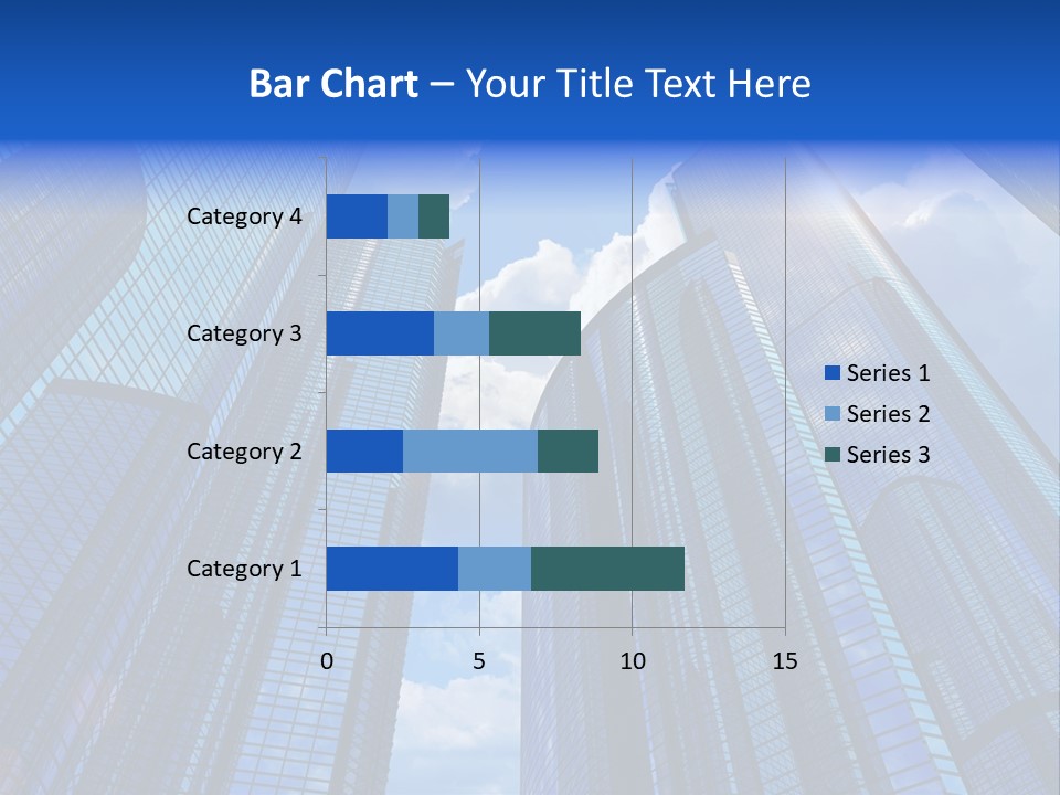 Cloud Bank Exterior PowerPoint Template