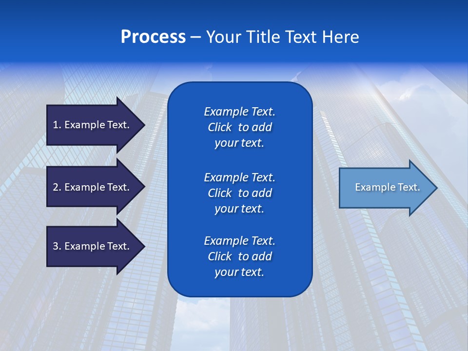 Cloud Bank Exterior PowerPoint Template