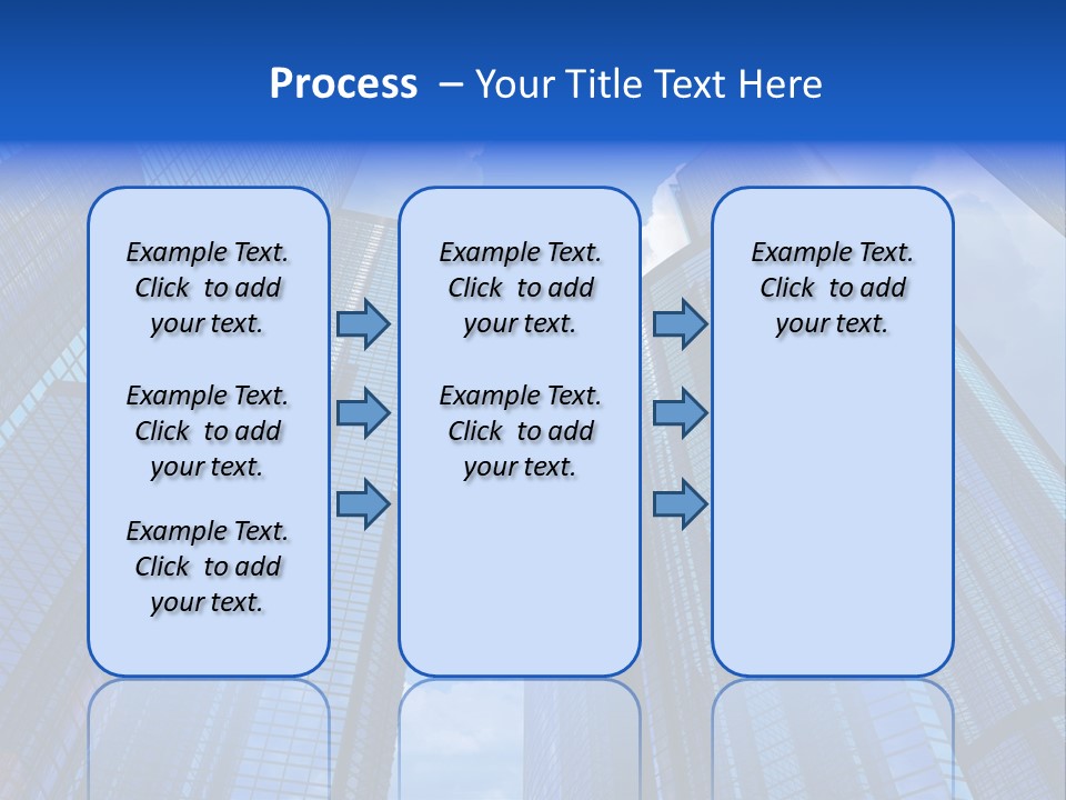 Cloud Bank Exterior PowerPoint Template