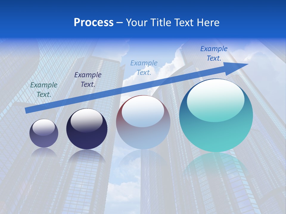 Cloud Bank Exterior PowerPoint Template