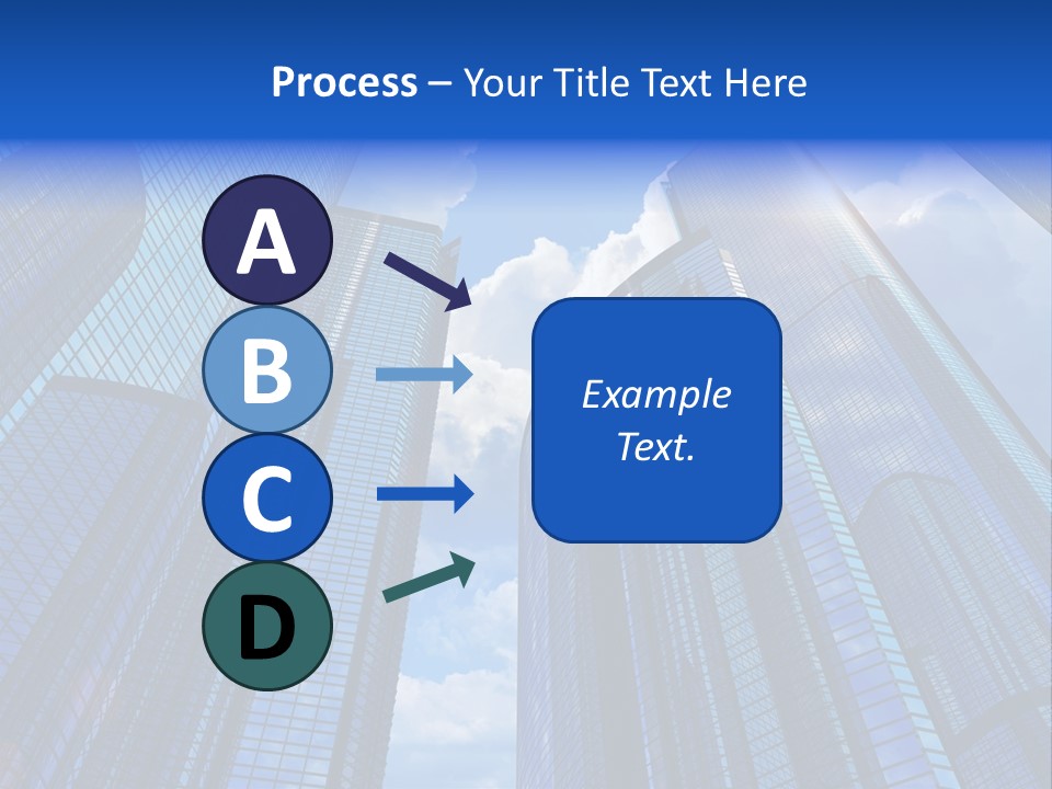 Cloud Bank Exterior PowerPoint Template