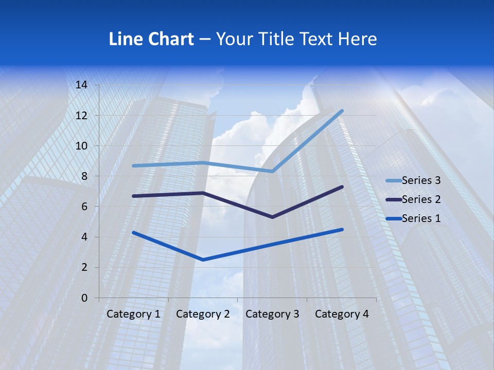 Cloud Bank Exterior PowerPoint Template