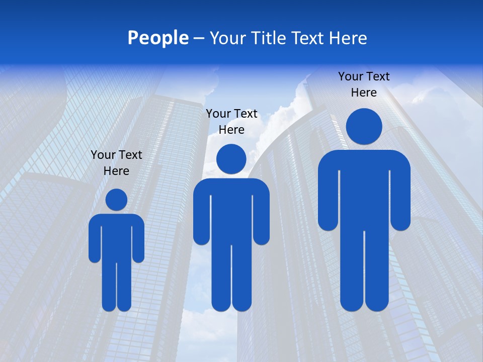 Cloud Bank Exterior PowerPoint Template