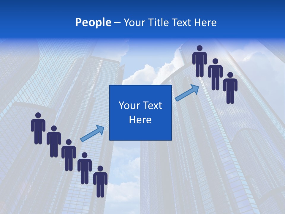 Cloud Bank Exterior PowerPoint Template