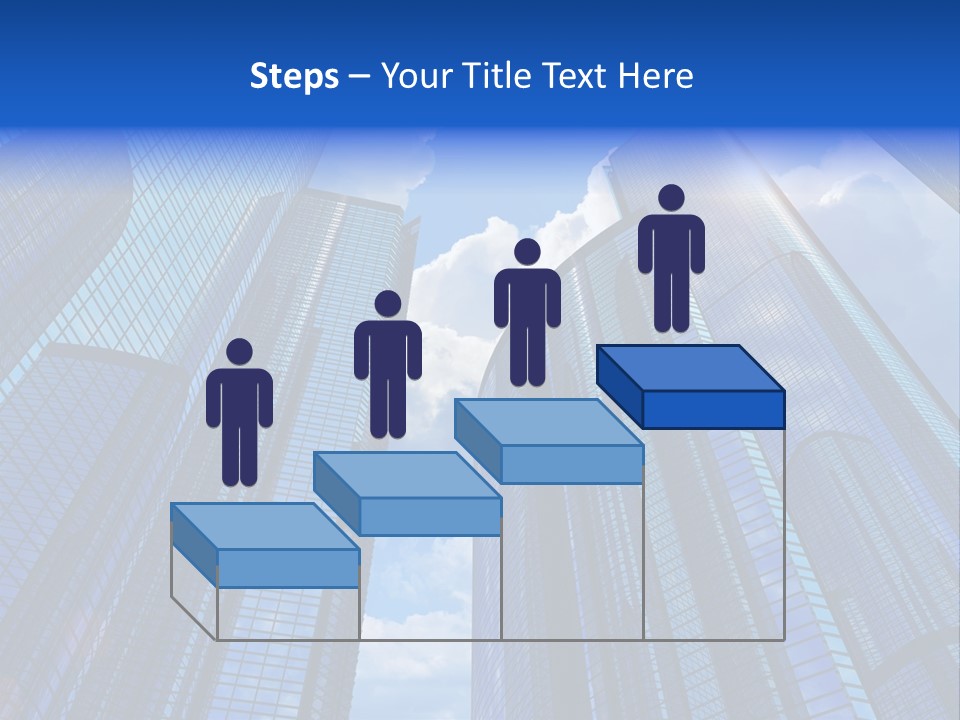 Cloud Bank Exterior PowerPoint Template