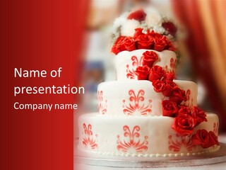 Wedding Rose Event PowerPoint Template